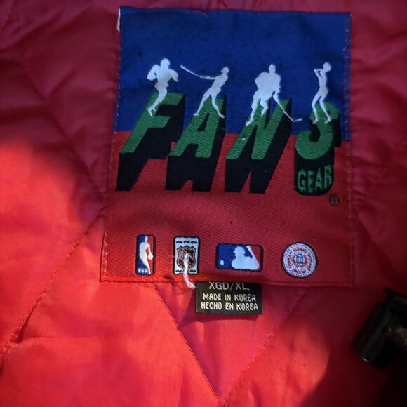 Vintage 90s Chicago Blackhawks Puffer Jacket - Picture 3 of 5